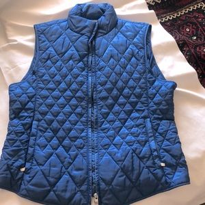 Talbots M double zippered 3 pocket vest